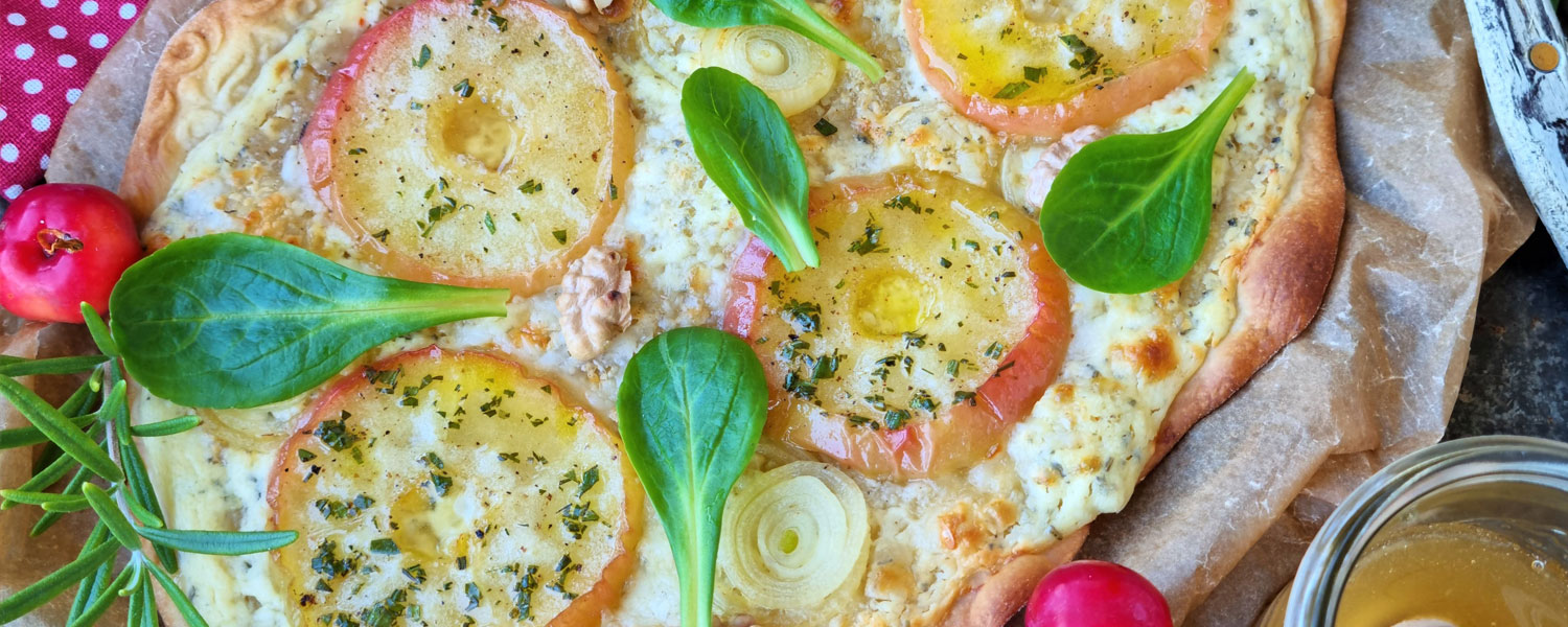 Flammkuchen mit…