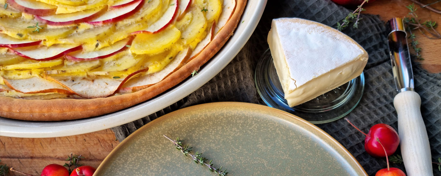 Herzhafte Quiche mit Kartoffeln